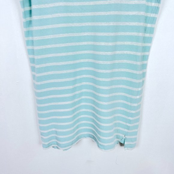 NWT La Ligne New Edie Knit Dress in Pale Blue Ivory Striped Casual Size Small S - Picture 11 of 11